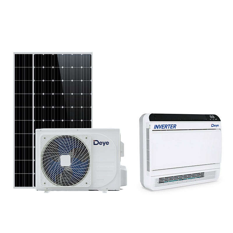 Bomba de calor solar ACDC R410A/R32 para console de piso com fonte de ar